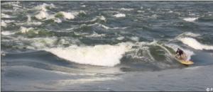 Surfer sur le Saint-Laurent, au Québec!